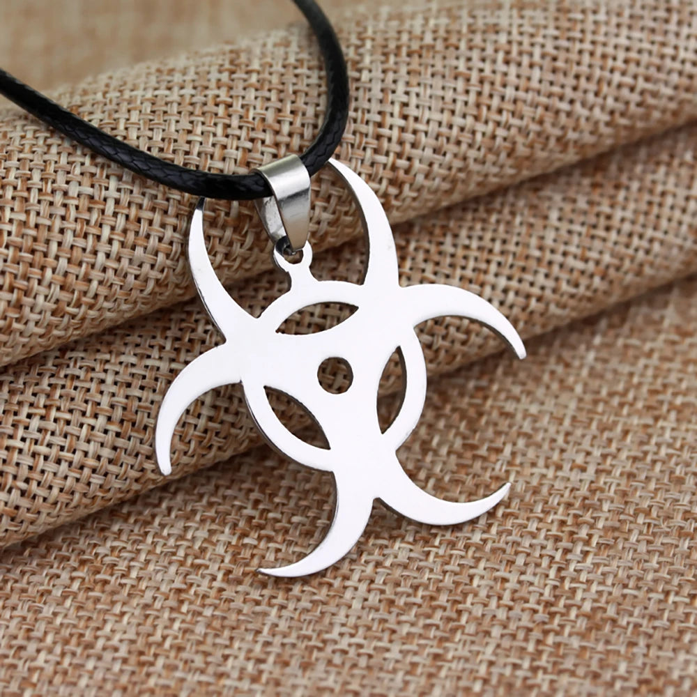 Resident Evil Symbol Necklace - Unisex Pendant Chain for Cosplay, Parties & Fan Gifts