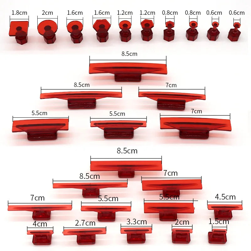 28Pcs Paintless Dent Repair Glue Tabs Kit – Auto Body Dent Puller Lifter Tools for Car Dent Removal & Bodywork Restoration Accessories