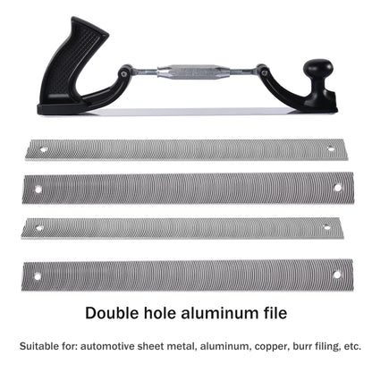 Adjustable Milled Tooth File Holder – Curved Steel Dent Repair Tool for Car Body Panel Polishing & Metal Surface Finishing