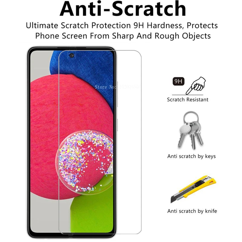 Tempered Glass Screen Protector for Samsung Galaxy A52S 5G – Durable Film for A52, A52S, and A52 Phones