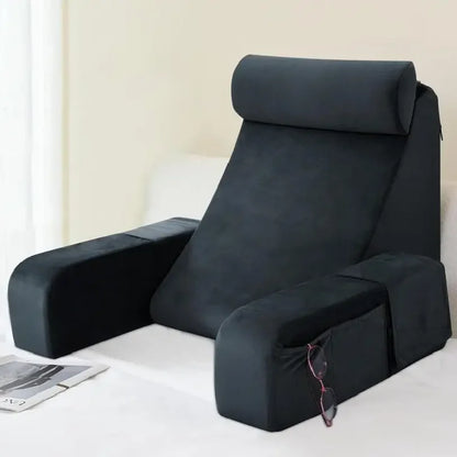 Bed Rest Back Pillow – Supportive Backrest Cushion for Bed, Couch & Floor Sitting, Ideal for Reading, Gaming, Resting & Watching TV