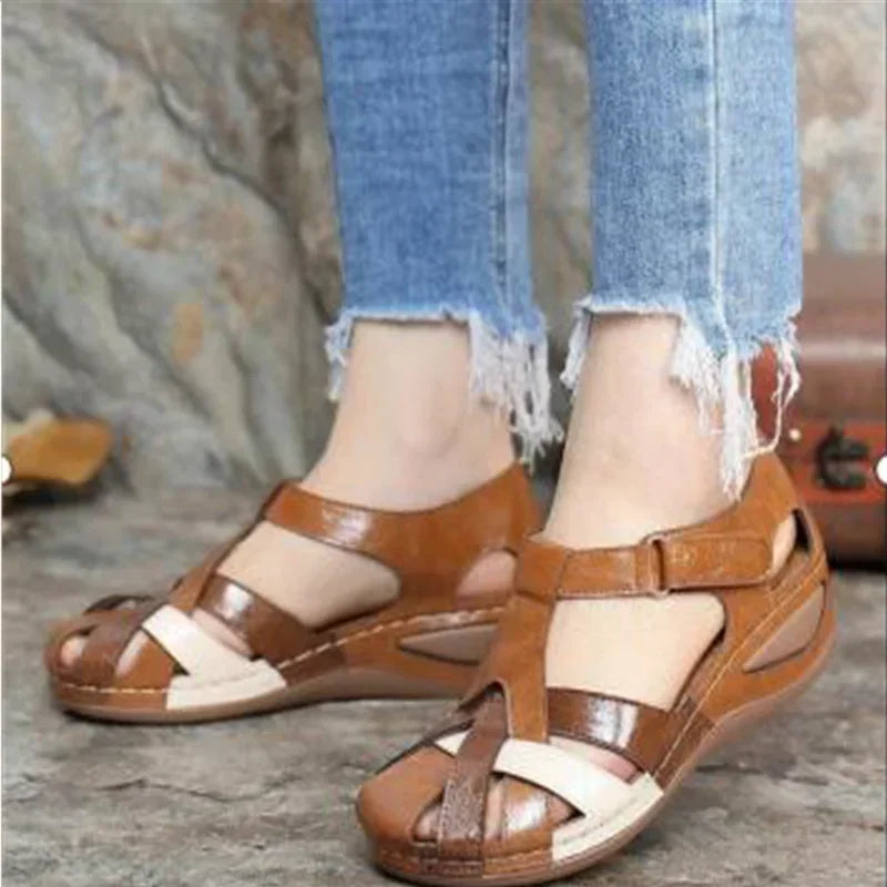 Women Summer Sandals - Lightweight Comfortable Casual Beach Shoes for Indoor & Outdoor Wear