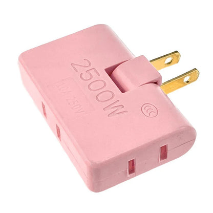 4-in-1 US Wall Outlet Extension Adapter - 180° Rotating Plug for Travel and Portable Power Use in Mexico and Canada