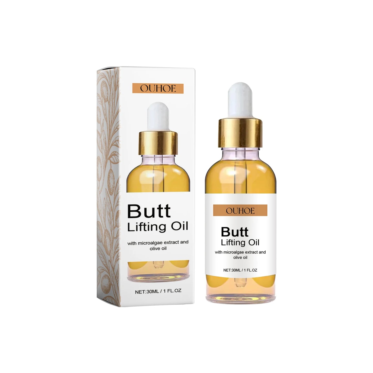 Hip Firming Body Oil - Nourishing Massage Oil for Skin Moisture & Elasticity Care