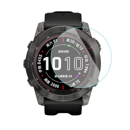 Tempered Glass Screen Protector for Garmin Fenix 8 7 6 Series – HD Sapphire Film for 43mm, 47mm, 51mm Smartwatch