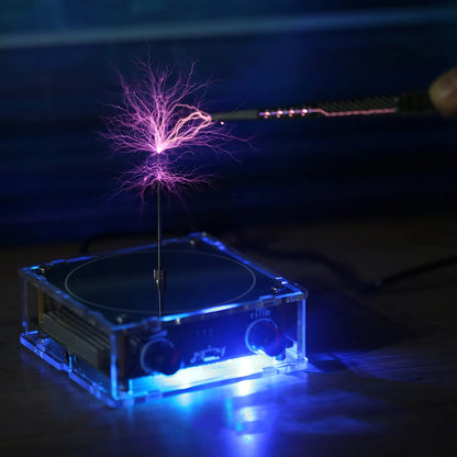 Bluetooth Music Tesla Coil – Arc Plasma Speaker with Wireless Transmission, Experimental Desktop Toy Model
