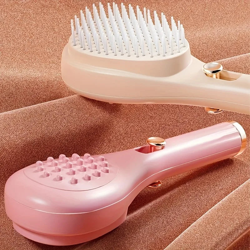 Magic Retractable Hair Comb - Anti-Static Detangling & Scalp Massage Brush for All Hair Types
