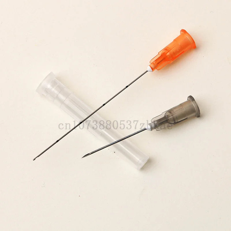Disposable Blunt-Tip Cannula Needles — 22G-30G, 50mm & 70mm Micro Body Piercing Syringe