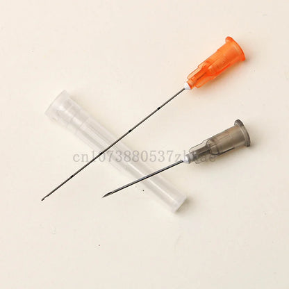 Disposable Blunt-Tip Cannula Needles — 22G-30G, 50mm & 70mm Micro Body Piercing Syringe