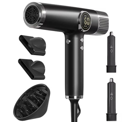 1800W Professional Salon Hair Dryer — High-Speed Brushless BLDC Motor with Negative Ion