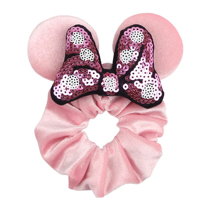 Velvet Mouse Scrunchies - Cute Elastic Ponytail Holders & Hair Accessories for Girls