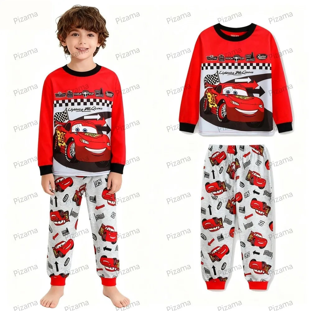 100% Cotton Boys Pajamas - Superhero Kids Sleepwear & Toddler Nightwear Set