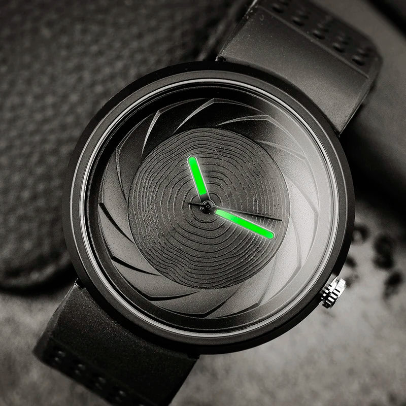 2023 Enmex Men’s Creative Industrial Quartz Watch — Digital Design Light Sports Fashion Wristwatch