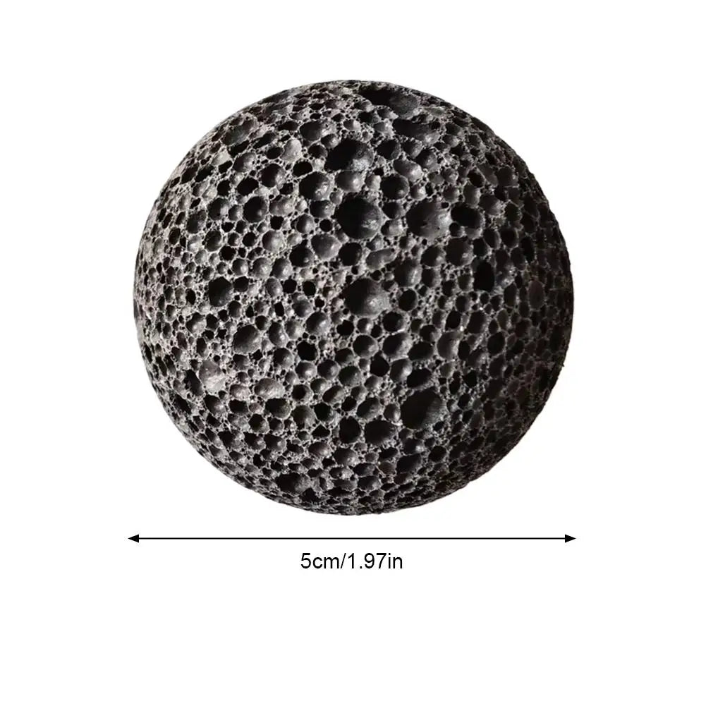 Natural Lava Stone Grip Ball - 5cm Porous Hand Trainer for Grip Strength, Climbers, and Weightlifters