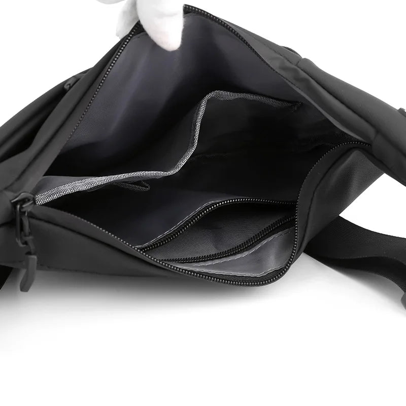 Men's Sling Chest Bag | Small Shoulder Messenger | Anti-Theft Mini Travel Crossbody | Mobile Phone Holder