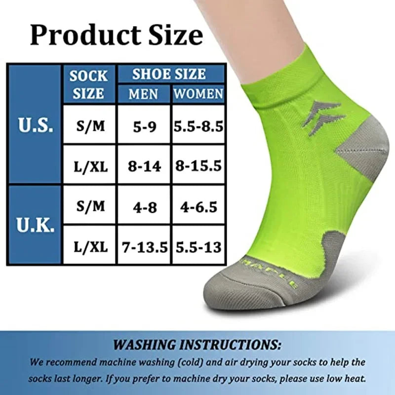 Men's Compression Socks - Breathable Support Socks for Running, Cycling, Outdoor Sports & Everyday Wear