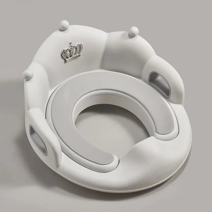 Baby & Kids Toilet Seat Ring - Soft Cushion Potty Training Seat Cover for Girls, Boys & Household Use