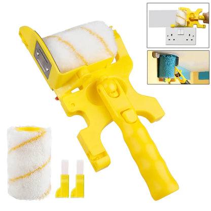 Professional Wall Paint Roller Set - Multifunctional Edger Painting Rolling Brush for Clean-cut Treatment Tools