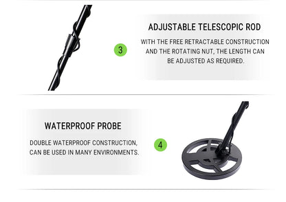 GTX5030H Underground Metal Detector – High-Sensitivity Treasure Hunter for Gold, Coins & Metals