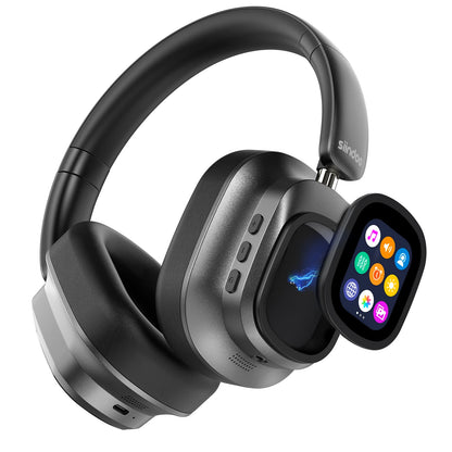 Siindoo JH-ANC930Plus Hybrid Wireless Headphones – Active Noise Cancelling with Multi Magnetic Touch Control & LED Display