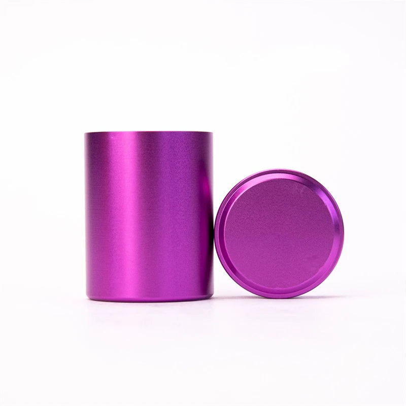 New Airtight Smell-Proof Stainless Steel Container — Mini Tea & Herb Stash Jar for Tea, Coffee Storage
