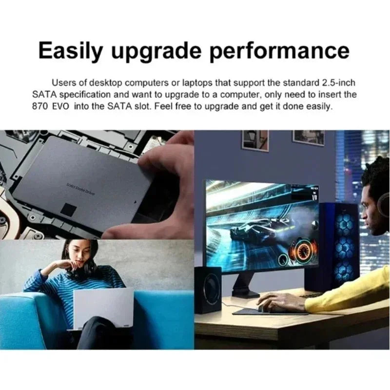 Xiaomi Mijia 4TB SSD – 870 EVO 1TB/2TB 2.5" SATA3 Internal Hard Drive for Laptop & Desktop