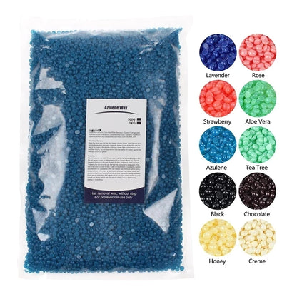500g Hard Wax Beans – No-Strip Depilatory Hot Film Wax for Full Body, Bikini, Face, Legs & Eyebrows