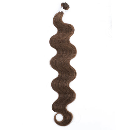 Colorful Body Wave Hair Bundles 613 Piano Blonde – Ombre Synthetic Hair Extensions, Thick Ponytail & Loose Deep Weaving