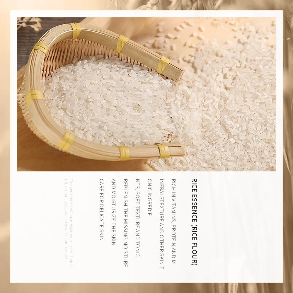 BIOAQUA Rice Raw Pulp Serum – Hydrating, Whitening & Anti-Wrinkle Face Essence with Hyaluronic Acid