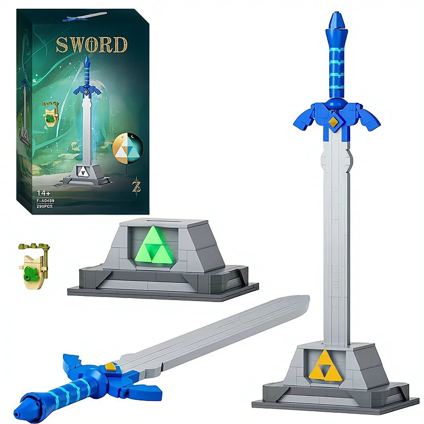 Master Sword Creative Building Block Set – 290PCS Desktop Assembly Bricks Toy Kit