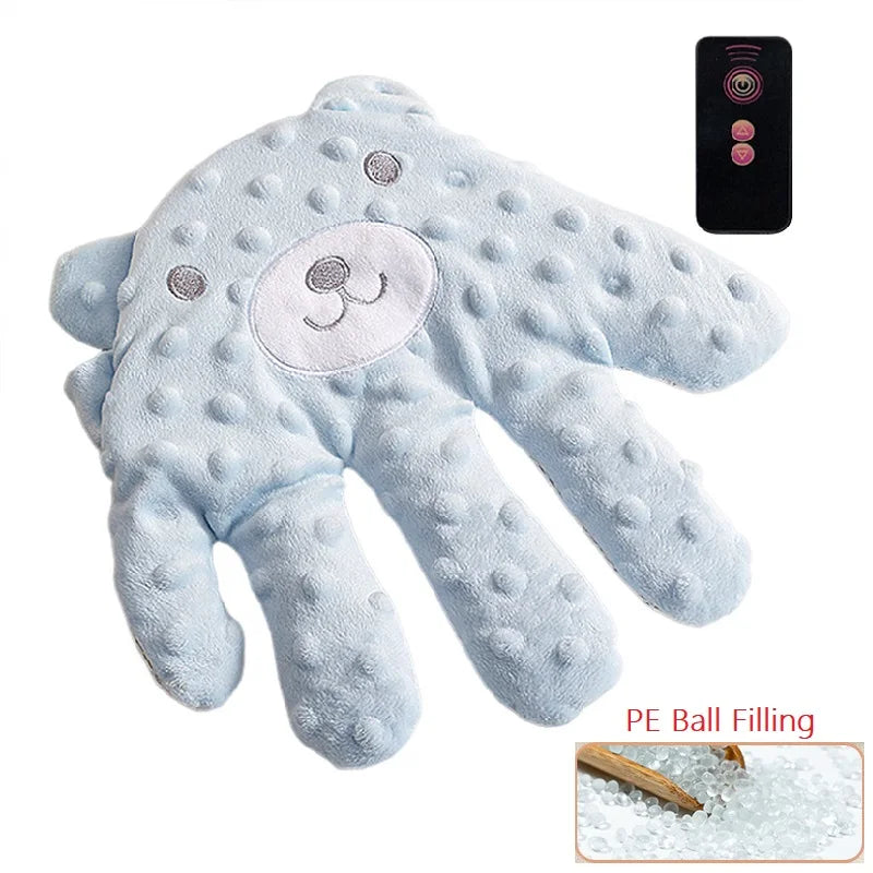 Soothing Baby Sleep Aid Pillow - Calming Palms with Remote Control for Infant & Toddler Sleep