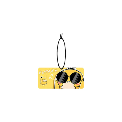 Pokemon Car Fragrance Tablets – Kawaii Anime Pikachu, Psyduck & Squirtle Pendant for Kids