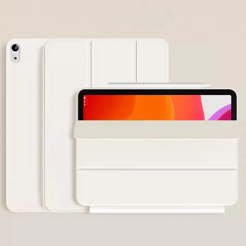 Smart Magnetic Case for iPad Pro 11 – Ultra Slim Tri-Fold Cover for iPad 10th Gen, Air 5, Pro 11 M2 (2022) with Protection Clip