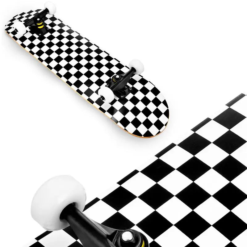 7 Layer Concave Skateboard – 31x8" Classic Trick Board for Adults, Kids & Teens