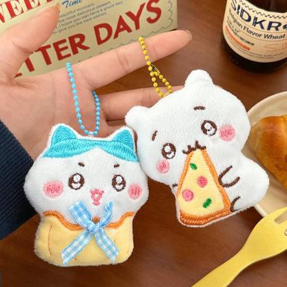 Chiikawa Plush Cartoon Pendant - 1/3PCS Cute Doll Brooch Backpack Keychain Decoration Accessories