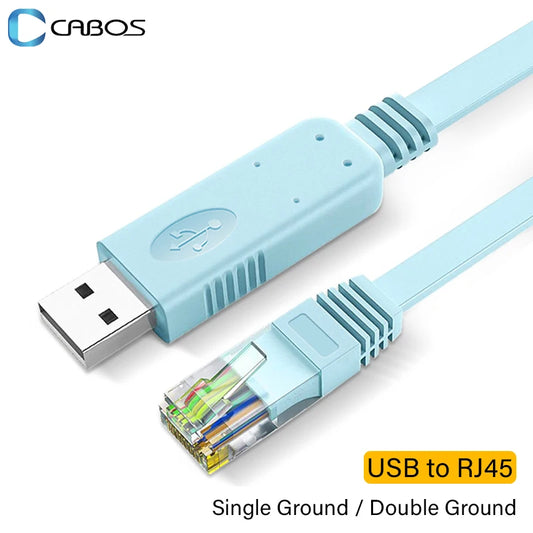 USB to RJ45 Console Cable – RS232 Serial Adapter for Laptop, Computer, Cisco Router, 1.8m & 3m Length Options   2/2