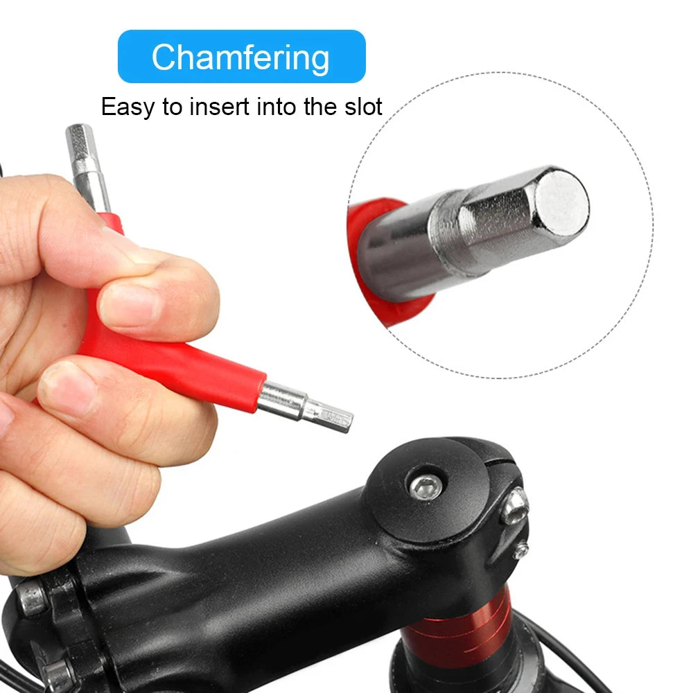 Y-Type Hex Wrench 4/5/6mm - 3-Way Bicycle Repair Tool for MTB & Mountain Bikes