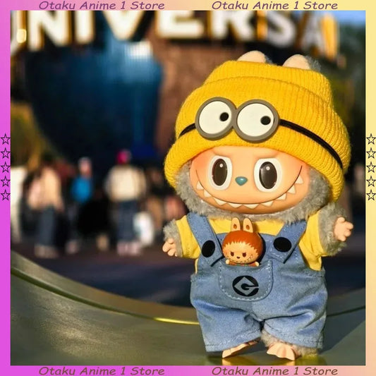 Cartoon Labubu Cute Minions Wukong DIY Outfit – Mini Vinyl Doll Clothing Set & Kawaii Accessories Gift