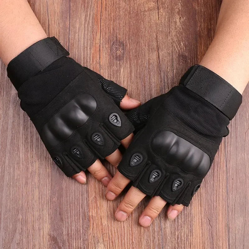 Tactical Motorcycle Gloves for Men & Women – Knuckle Protection, Full Finger Hunting, Shooting, & Cycling Bike Gloves