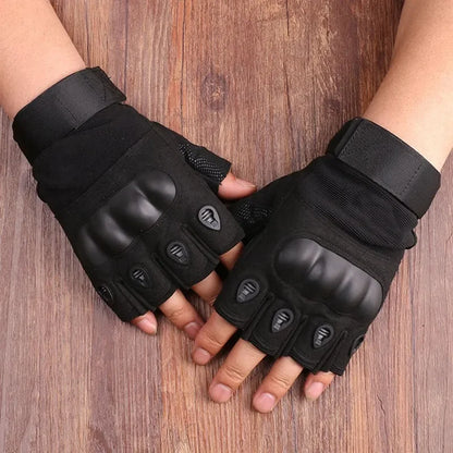 Tactical Motorcycle Gloves for Men & Women – Knuckle Protection, Full Finger Hunting, Shooting, & Cycling Bike Gloves