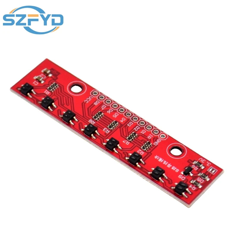 8-Channel IR Tracking Sensor Module – Infrared Line Detection Board for Arduino DIY Smart Car Projects