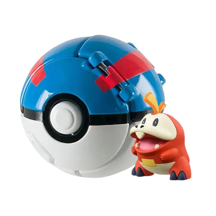 Pokemon Pokeball Figurine — Anime Action Figures including Pikachu & Charizard, Kids Collectible Toy Gift