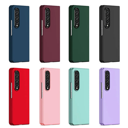Samsung Z Fold 5/4/3/2/1 Case — Anti-Fingerprint Shockproof Full Protection Cover in Black, Green, Purple