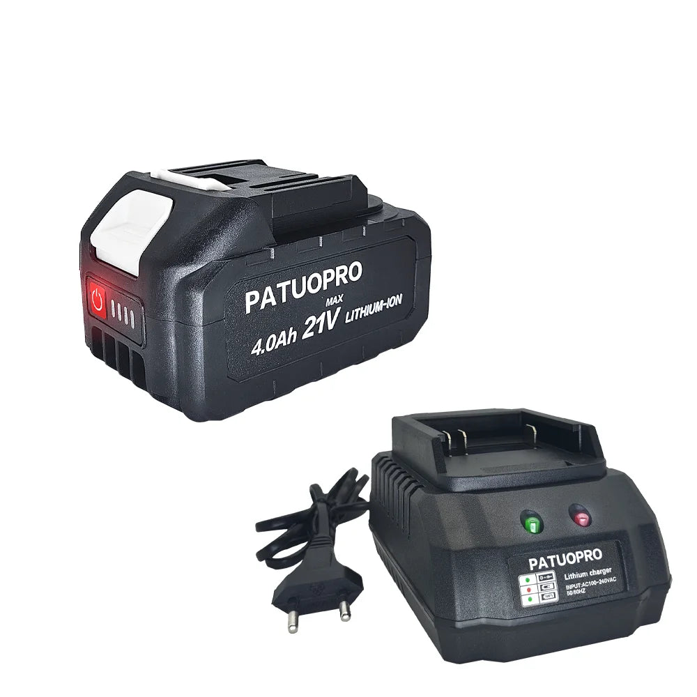 18V/21V Rechargeable Lithium Battery – 2.0Ah, 4.0Ah, 6.0Ah for Makita Cordless Wrench, Hammer Drill, Grinder & Tools