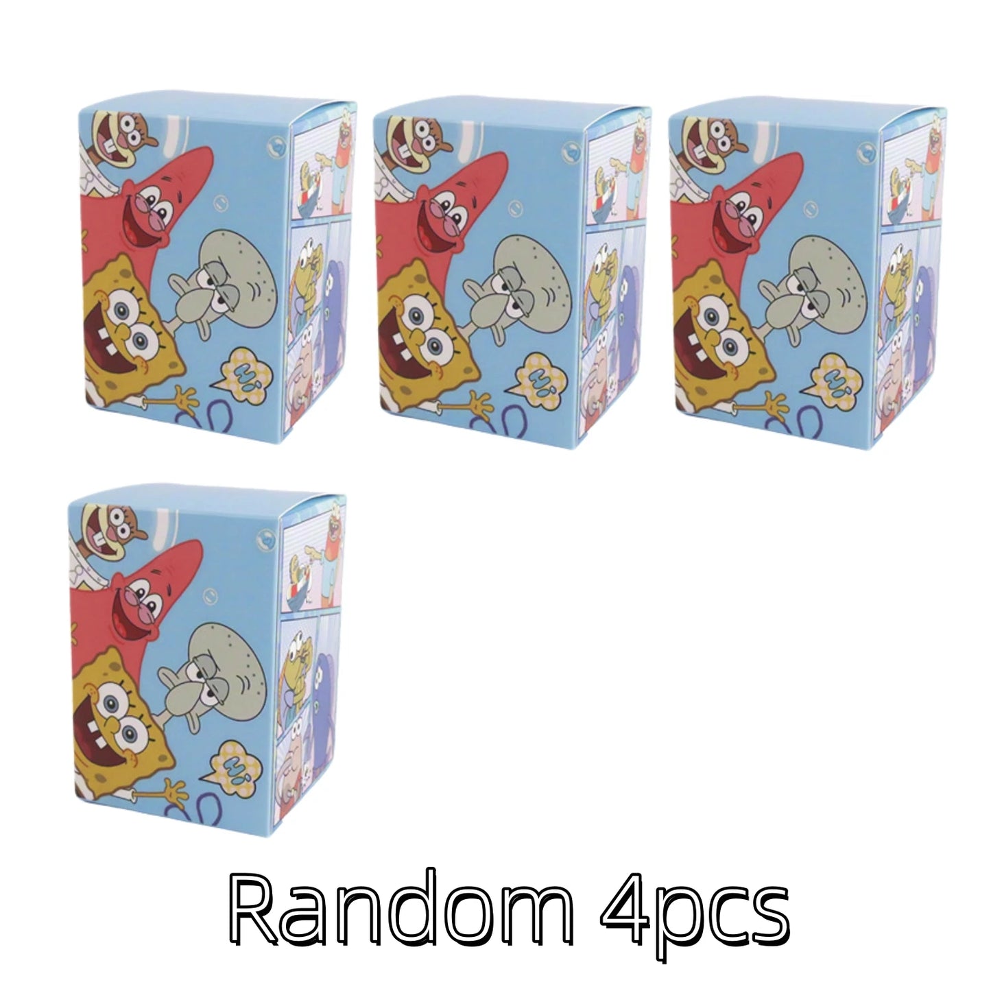 SpongeBob Blind Box Figure - Bikini Bottom Sitting Fish Car Ornament & Cute Desktop Collectible Gift