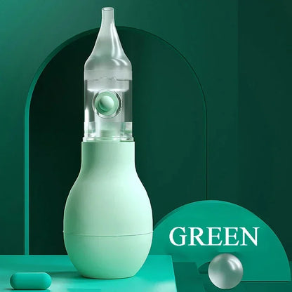 Soft Baby Nasal Aspirator - Anti-Backflow Silicone Nose Cleaner for Newborns and Infants