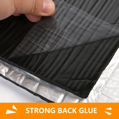 Fireproof Sound Insulation Mat - 200x50cm Thermal Acoustic Panel for Car Noise Reduction & Heat Protection