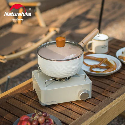 Naturehike Portable Camping Stove - Outdoor Gas Stove, Butane Fuel, Compact Camp Cooker for Camping Cookware