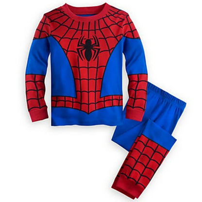 Children’s Spiderman Pajama Set – Boys’ Long Sleeve Superhero Cosplay Sleepwear