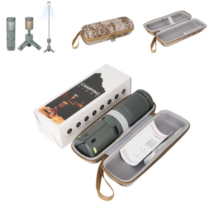 Telescopic and Collapsible Camping Light - Mobile Lighting with 10000mAh Built-in Magnetic Road Light, Flashlight